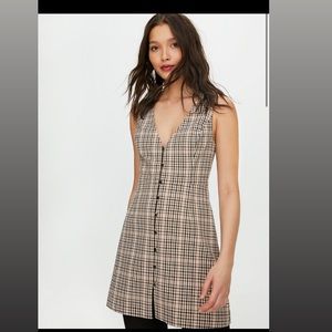 Plaid Mini Dress Aritzia